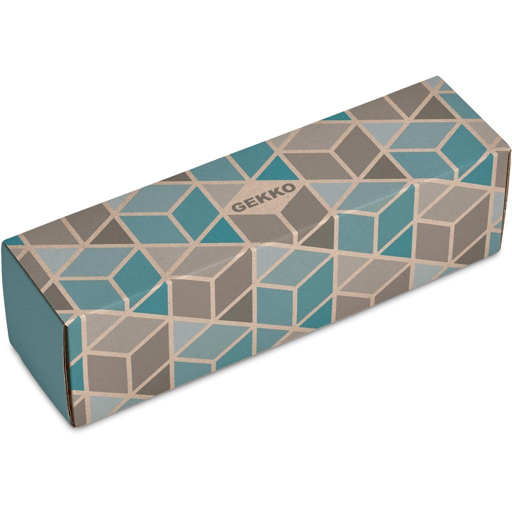 Lamda Lite Bottle in Bianca Custom Gift Box - Bottles Flasks And Tall Tumblers In Boxes,Custom Packaging