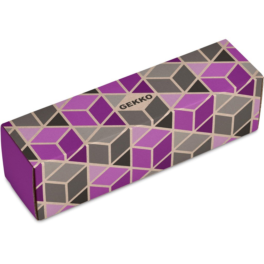 Lamda Lite Bottle in Bianca Custom Gift Box - Bottles Flasks And Tall Tumblers In Boxes,Custom Packaging