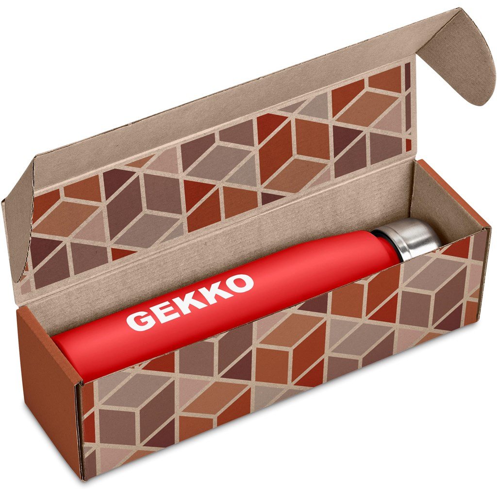 Lamda Lite Bottle in Bianca Custom Gift Box RED - Bottles Flasks And Tall Tumblers In Boxes,Custom Packaging