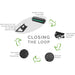 Recycled Plastic Portable Laptop Stand Black / BL - Computer Accessory Sets
