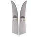 Legend 3M Sublimated Arcfin Double-Sided Flying Banner - 1 complete unit-Banners