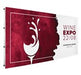 Legend Double-Sided Straight Banner Wall 4.45m x 2.25m - Banners