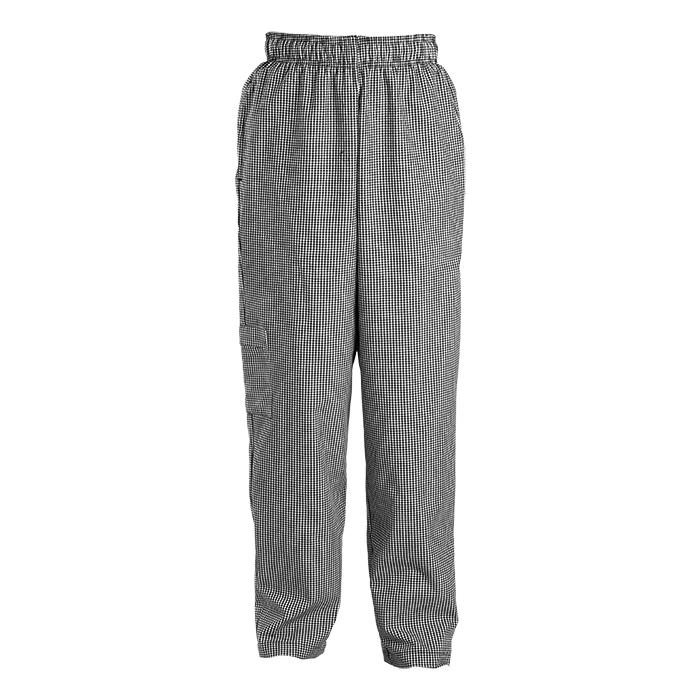 Chef Baggy Pants  Black/White Check / XS / Regular -