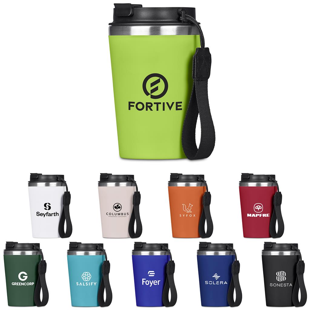 Luca Stainless Steel & Plastic Double-Wall Tumbler – 350ml - Travel Mugs and Tumblers,Drinkware