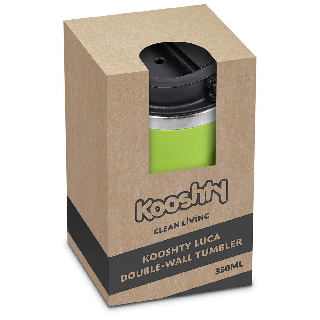 Luca Stainless Steel & Plastic Double-Wall Tumbler – 350ml - Travel Mugs and Tumblers,Drinkware