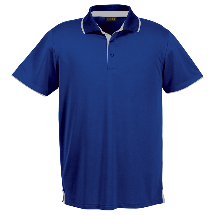 Mens Baxter Golfer Royal/Silver / SML / Regular - Golf Shirts