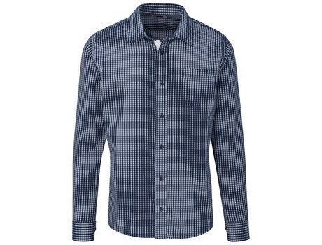 Mens Long Sleeve Kenton Shirt - Red