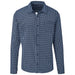 Mens Long Sleeve Kenton Shirt - Red L / Navy / N