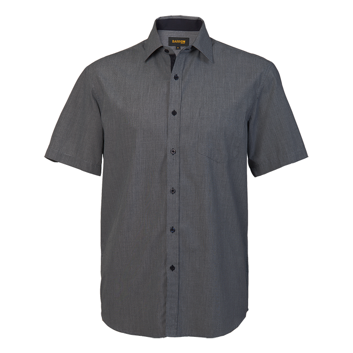 Mens Madison Lounge Short Sleeve Grey / SML / Regular - Shirts-Corporate