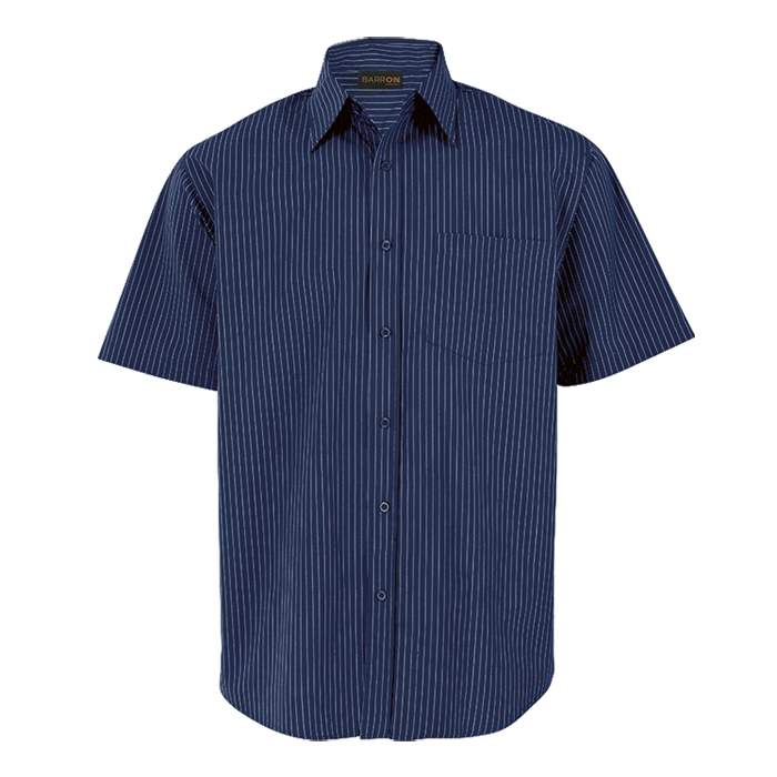 Mens Quest Lounge Short Sleeve Royal/White / SML / Regular - Shirts-Corporate