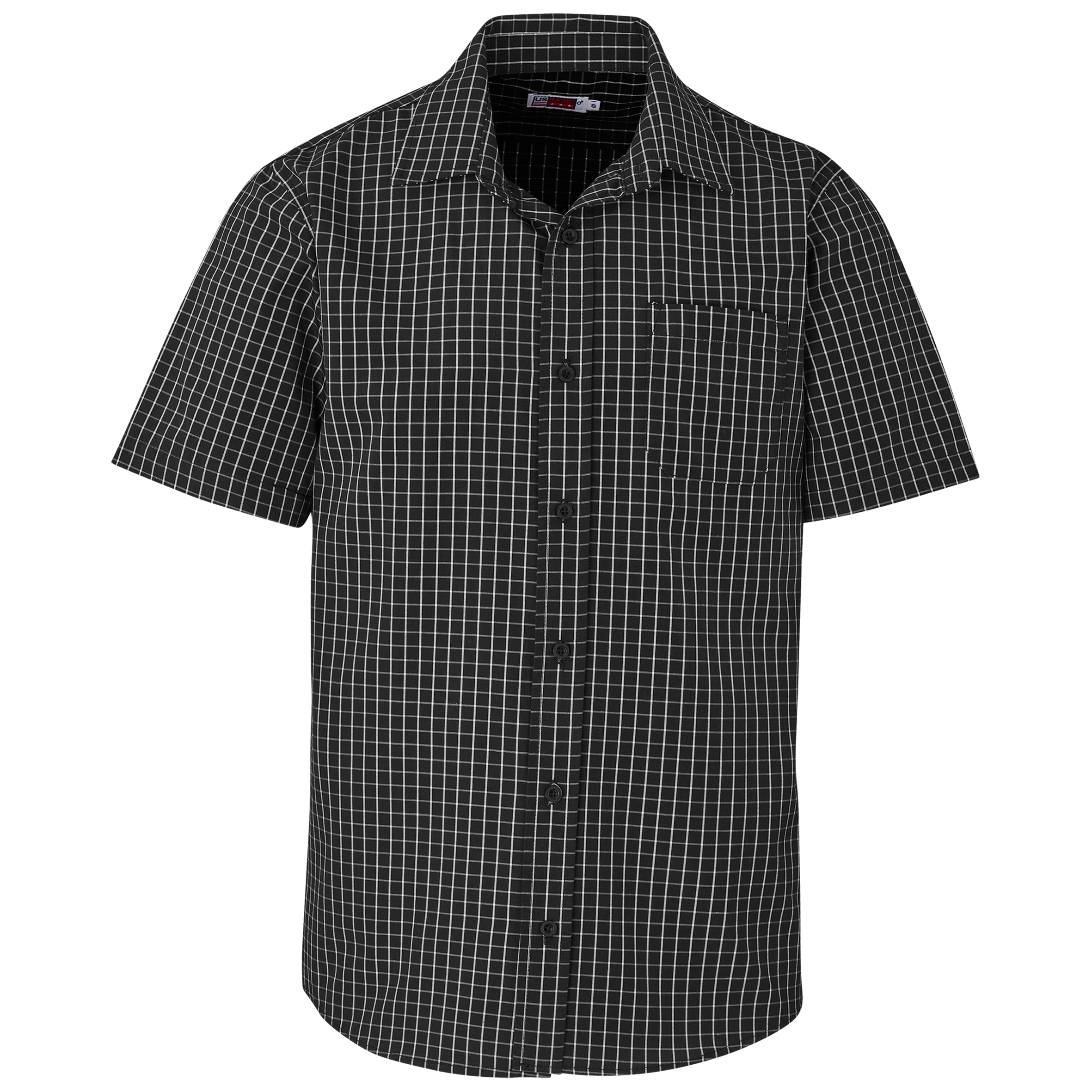 Mens Short Sleeve Aston Shirt 2XL / Black / BL