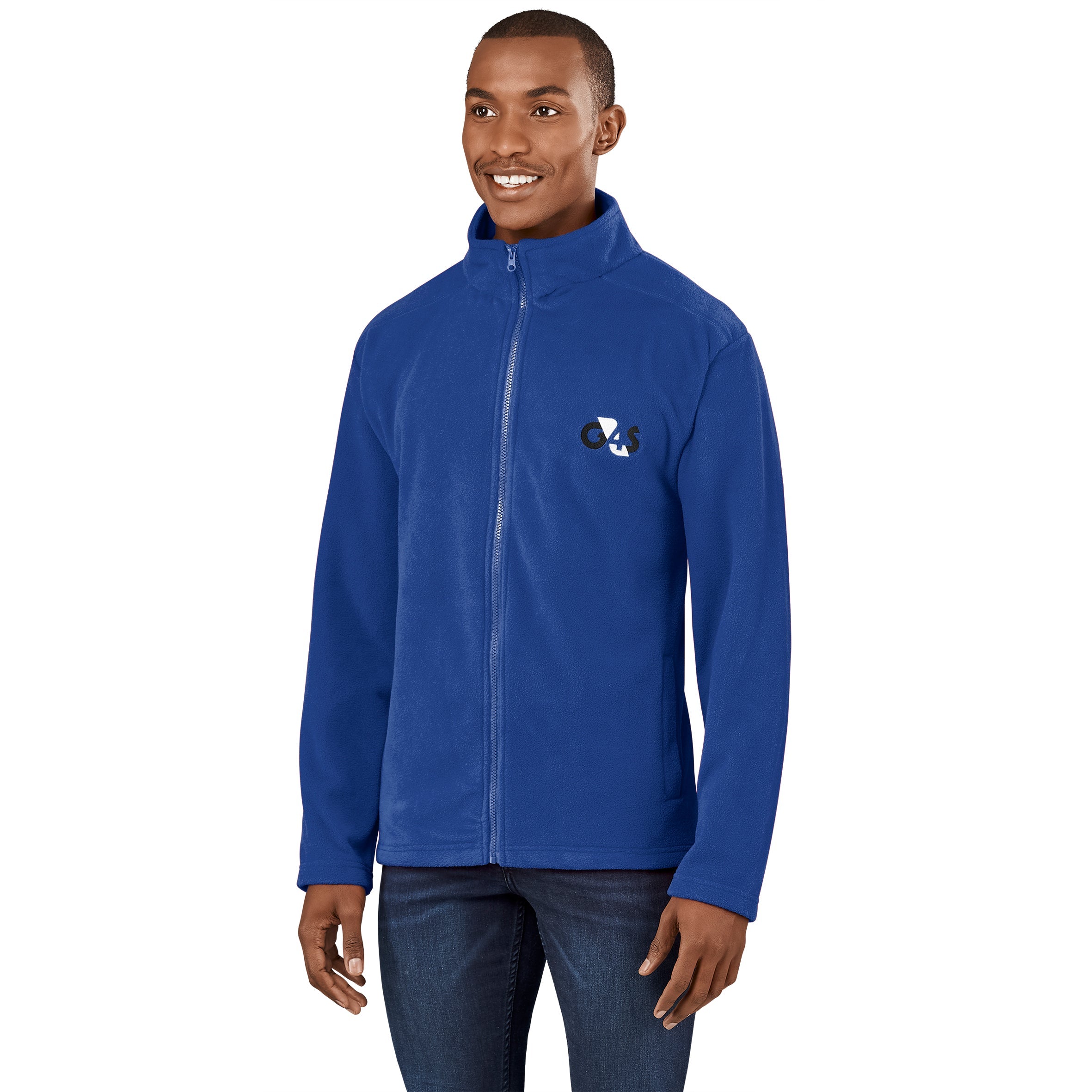 Mens Yukon Micro Fleece Jacket-Coats & Jackets-L-Red-R