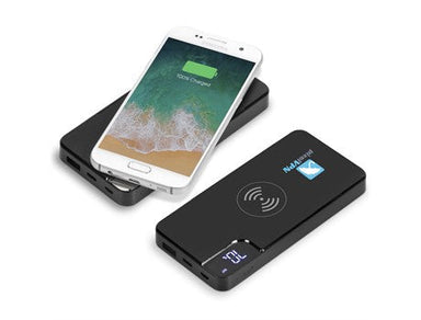 Mirage 8000mah Wireless Power Bank-Black-BL