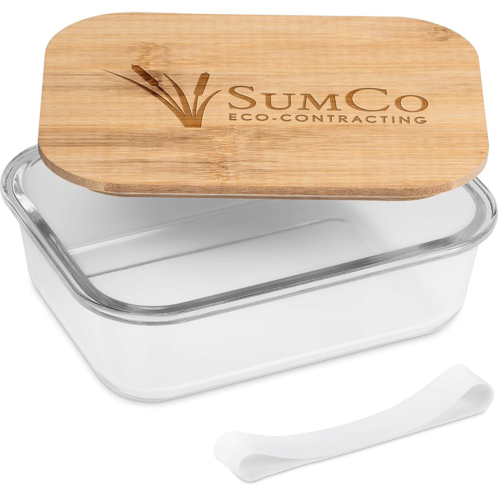 Moshi Glass & Bamboo Lunch Box Natural / NT - Boxes Totes