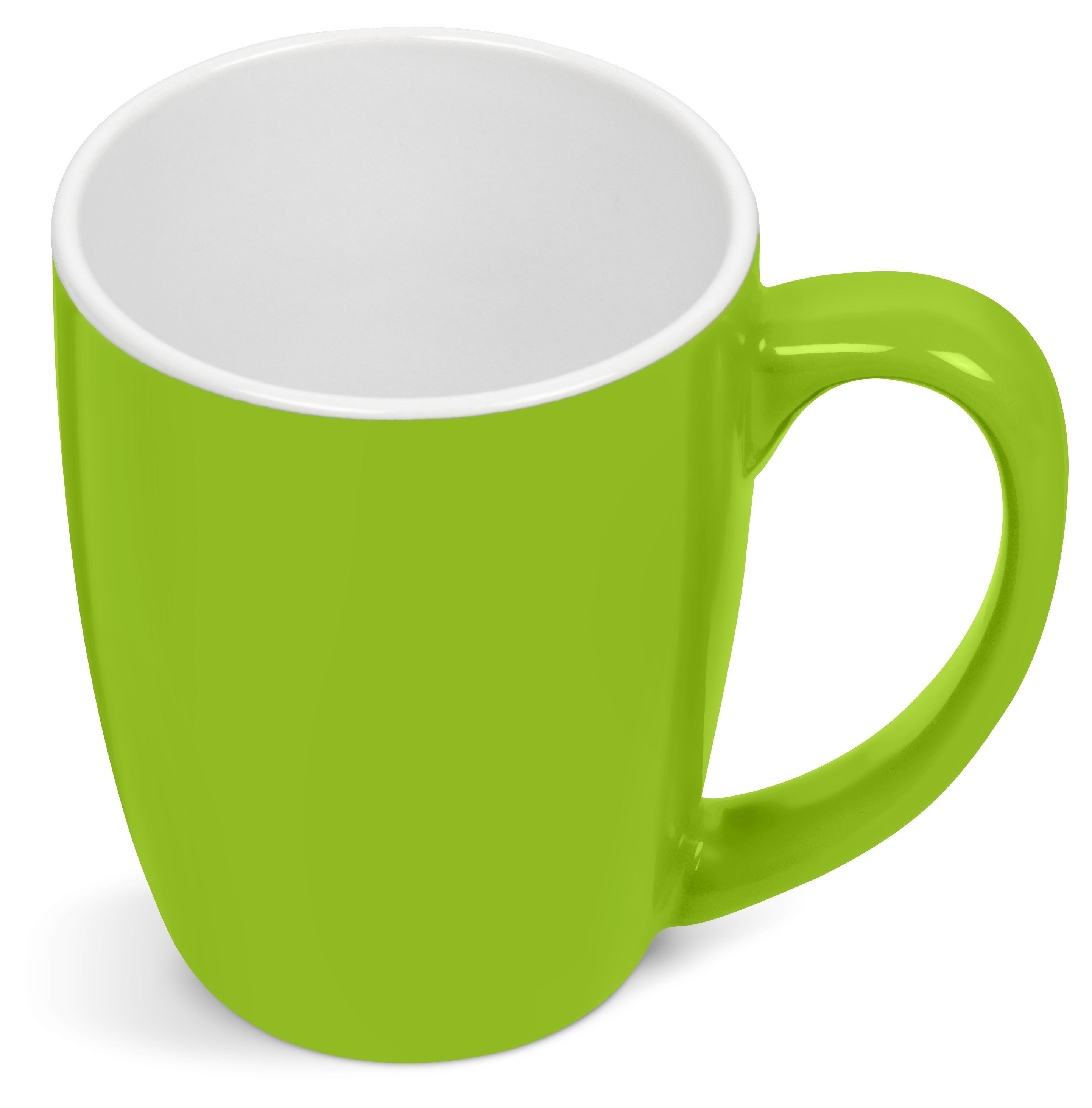 Payton Ceramic Coffee Mug - 325ml - Cyan Lime / L - Mugs