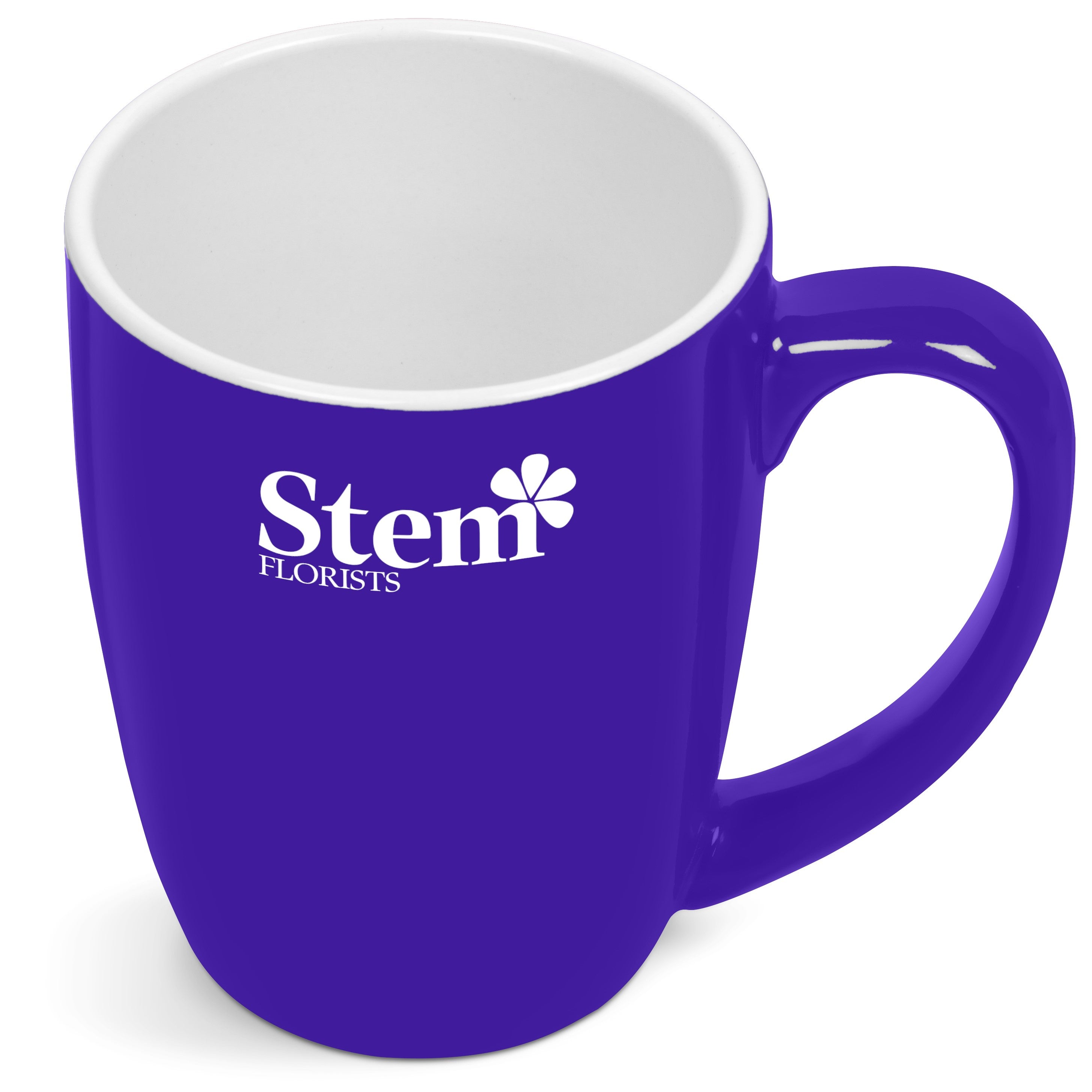 Payton Ceramic Coffee Mug - 325ml - Cyan - Mugs
