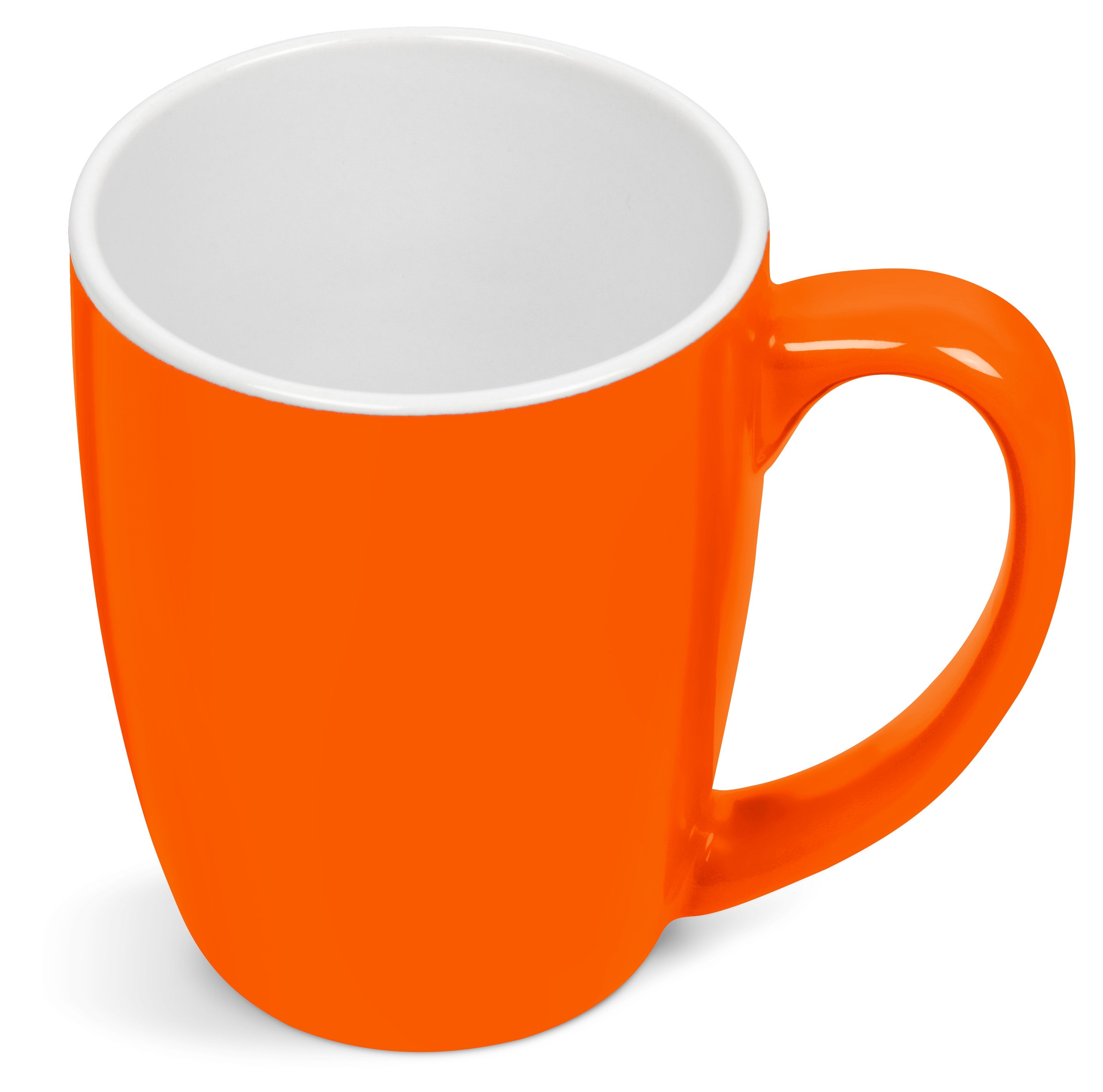 Payton Ceramic Coffee Mug - 325ml - Cyan Orange / O - Mugs