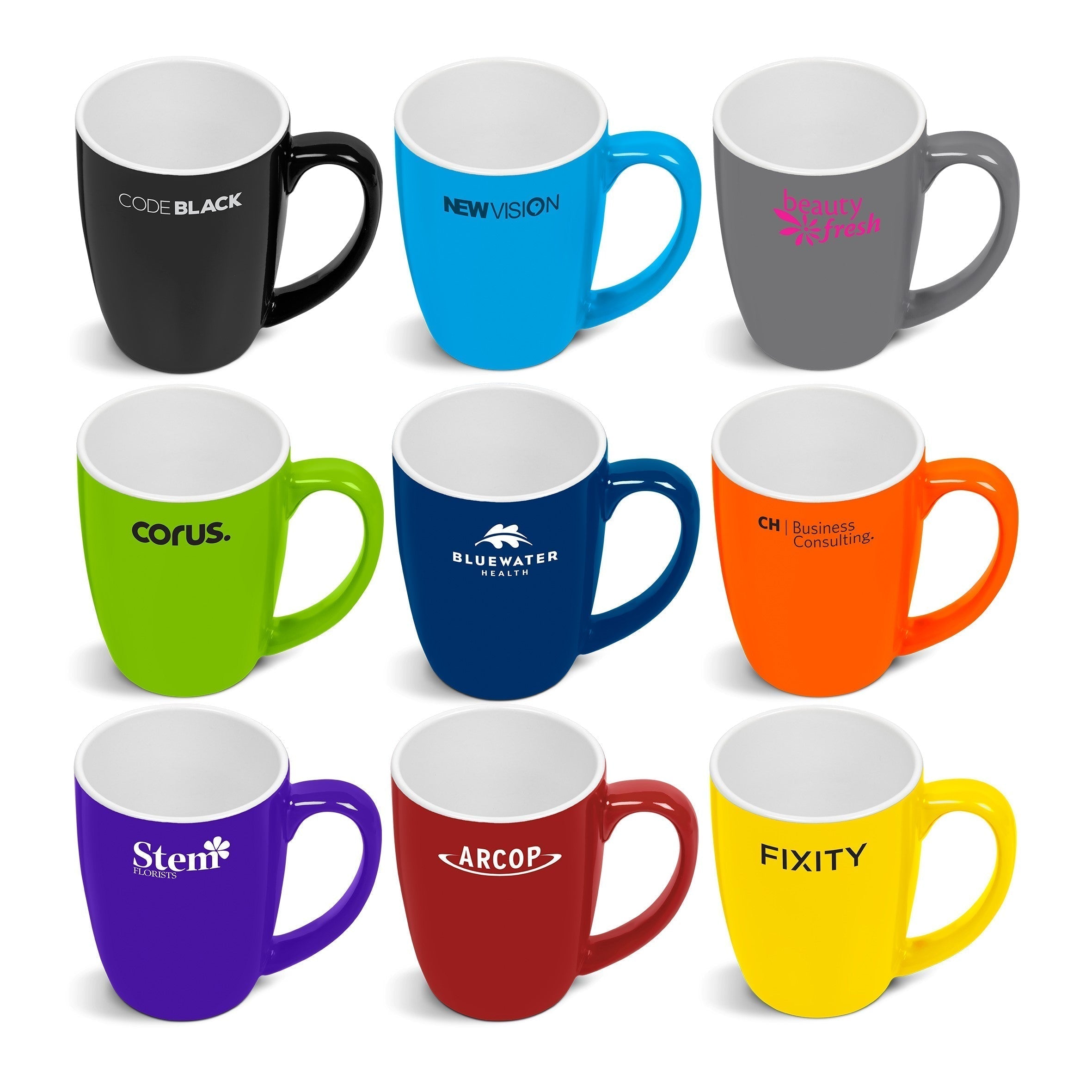 Payton Mug - 325ml - Lime Only-Cyan-CY