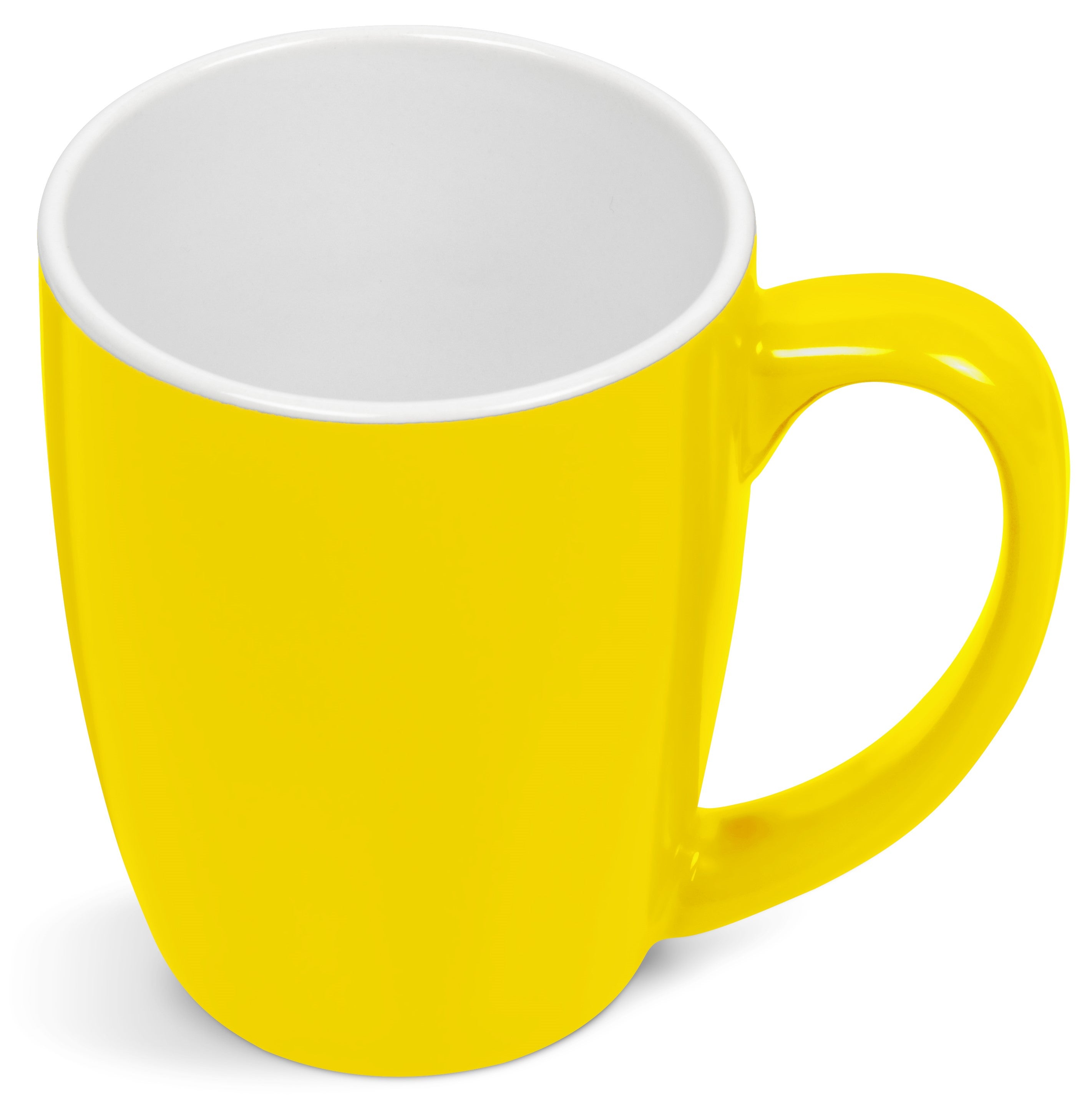 Payton Ceramic Coffee Mug - 325ml - Cyan Yellow / Y - Mugs