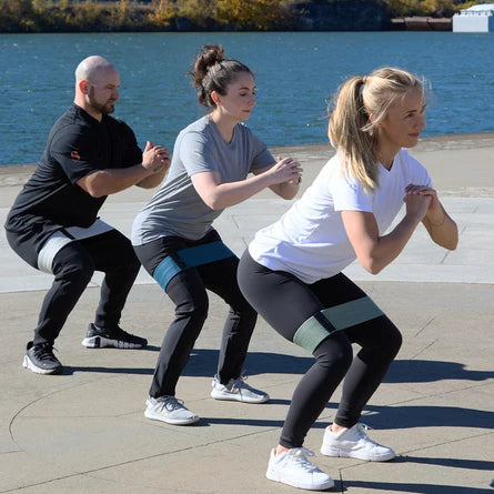 A video demonstrating resistance bands in use.