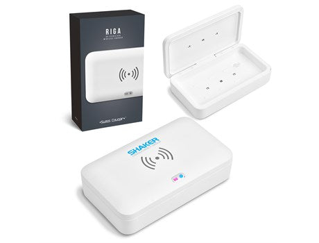 Riga UV Steriliser Wireless Charger Solid White / SW - Power Adapters & Chargers
