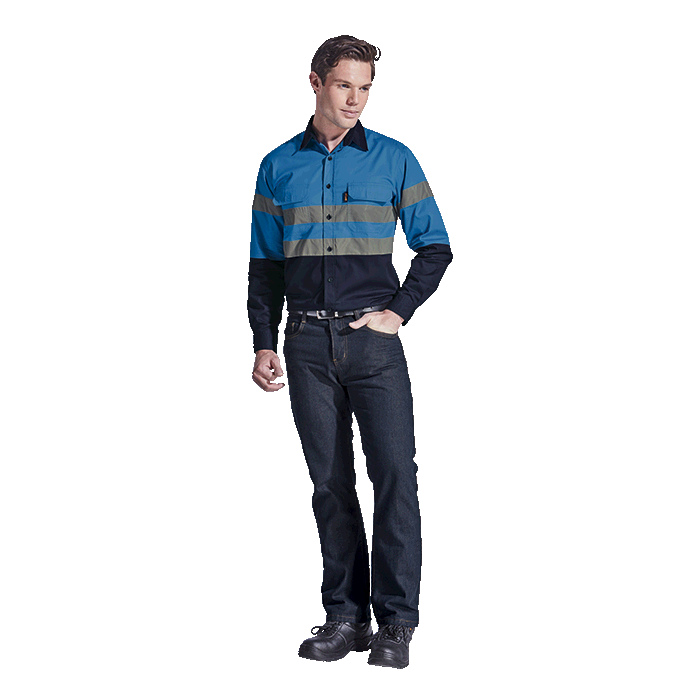 Shaft Safety Shirt Long Sleeve - High Visibility