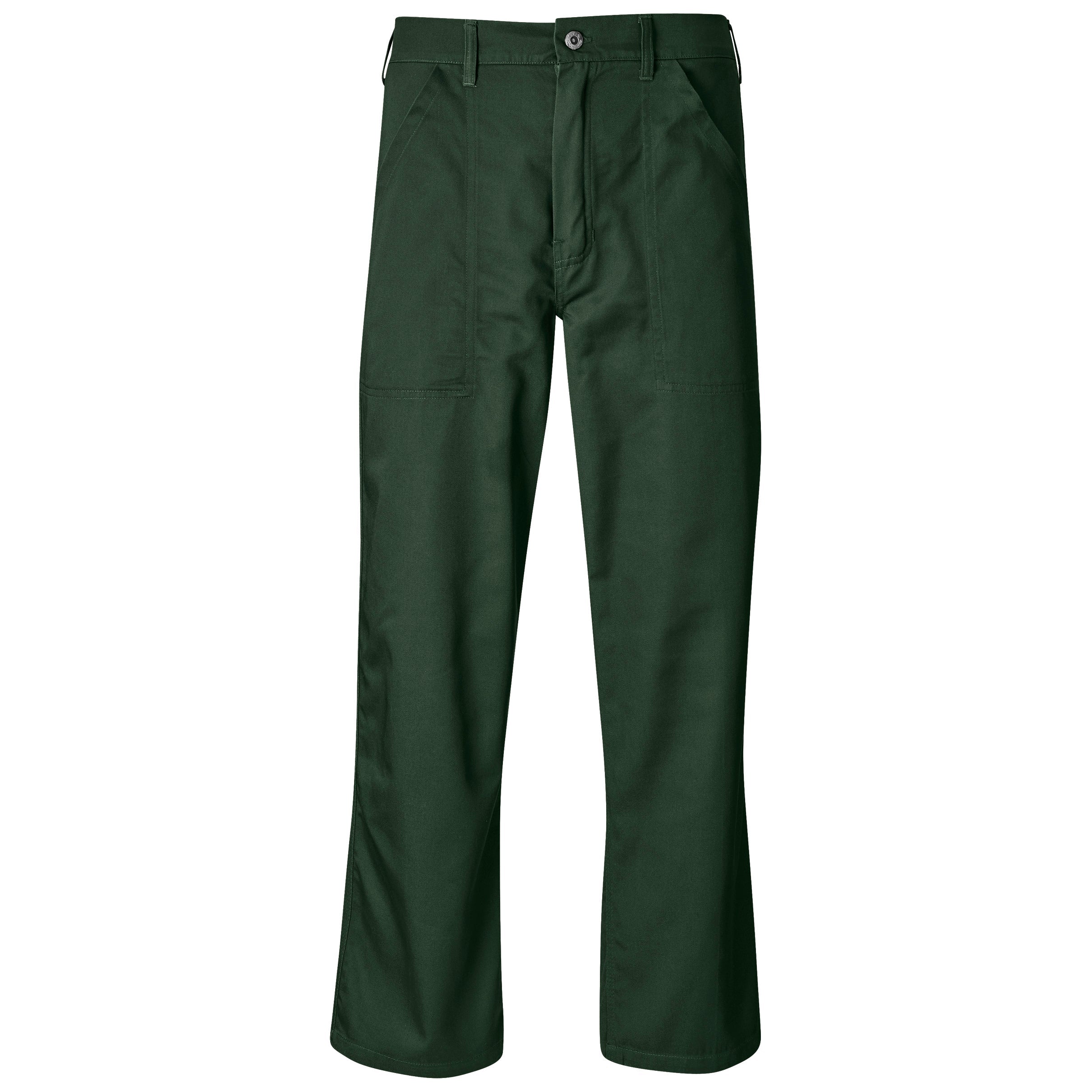 Site Premium Polycotton Pants-28-Olive-OL