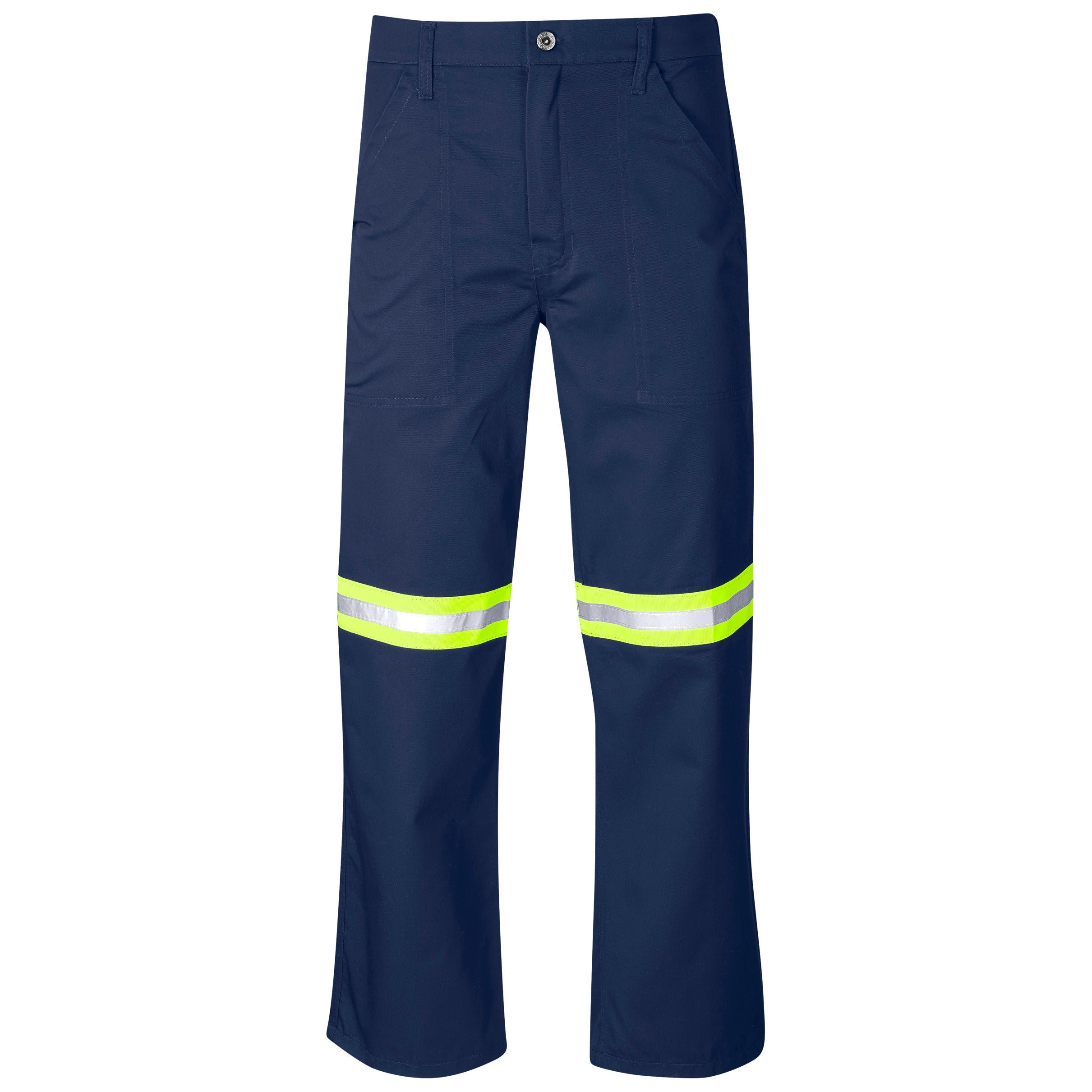 Site Premium Polycotton Pants - YT - L-28-Navy-N