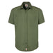 Stretch Short Sleeve Work Shirt Fern / 4XL - High Grade Shirts