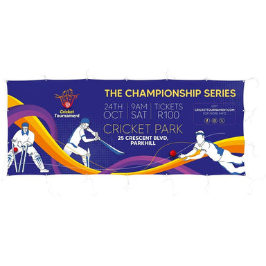 Sublimated Display Fabric Banner 3m x 1.2m - Fence Banners