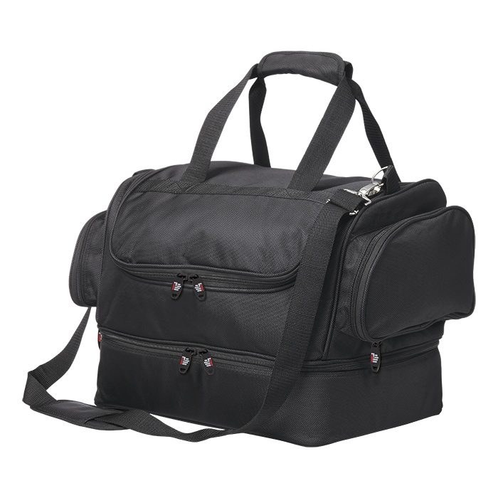 Super Double Decker Golf Bag Black / STD / Regular - Sports Bags