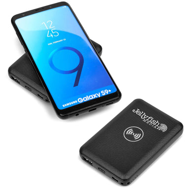 Tagge 5000mah Wireless Charging Power Bank-Black-BL