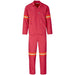 Trade Polycotton Conti - Suit Reflective Arms Legs & Back - Orange Tape 32 / RED