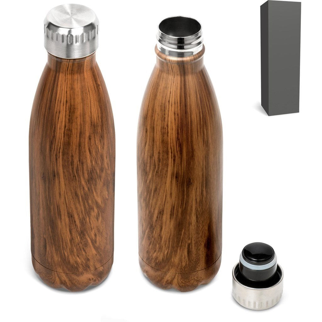 Woodbury Stainless Steel Vacuum Water Bottle - 500ml Brown / BN - Bottles