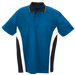 Mens Three Tone Golfer Blue/White/Black / XL / Last Buy - Golf Shirts