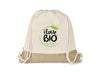 Bijin Jute & Cotton Drawstring Bag Natural / NT