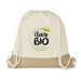 Bijin Jute & Cotton Drawstring Bag Natural / NT