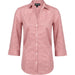 Ladies ¾ Sleeve Edinburgh Shirt - Red Only-